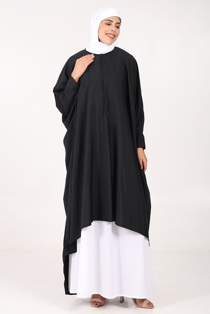 Crepe 2 - Piece Kaftan - Style Prayer Abaya – Contrast Inner Lining - EastEssence.com