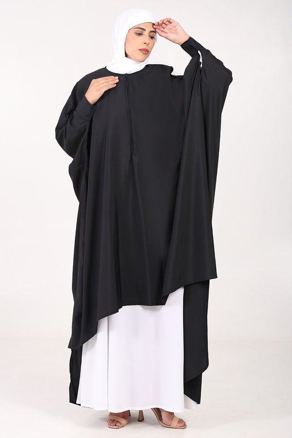Crepe 2 - Piece Kaftan - Style Prayer Abaya ??Contrast Inner Lining - EastEssence.com