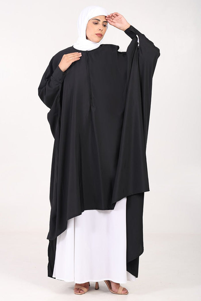 Crepe 2 - Piece Kaftan - Style Prayer Abaya – Contrast Inner Lining - EastEssence.com
