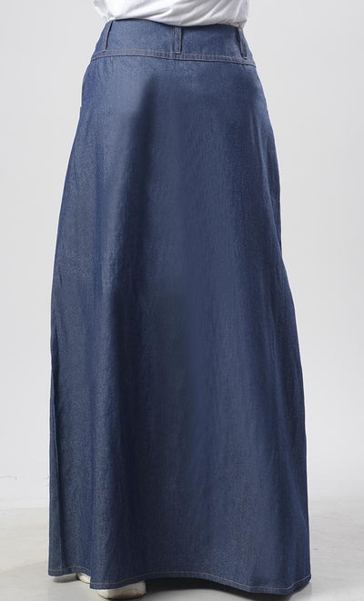 Denim Everyday Wear Skirt - Final Sale - EastEssence.com