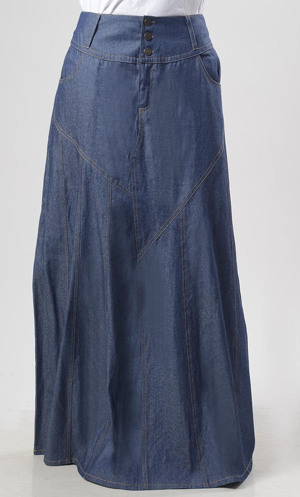 Denim Everyday Wear Skirt - Final Sale - EastEssence.com