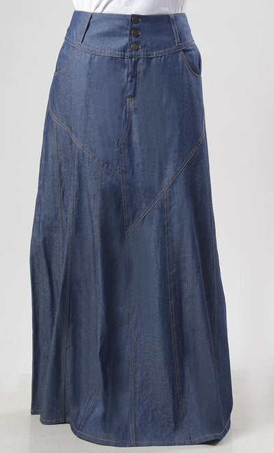 Denim Everyday Wear Skirt - Final Sale - EastEssence.com