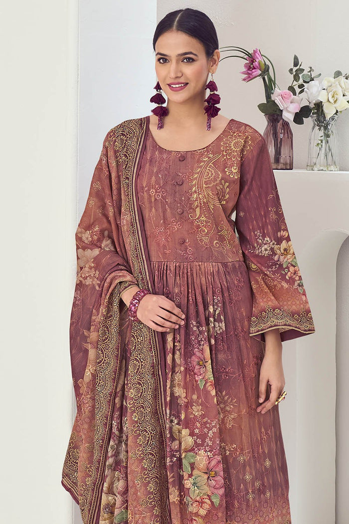 Designer Cotton Printed Suit Set - EastEssence.com