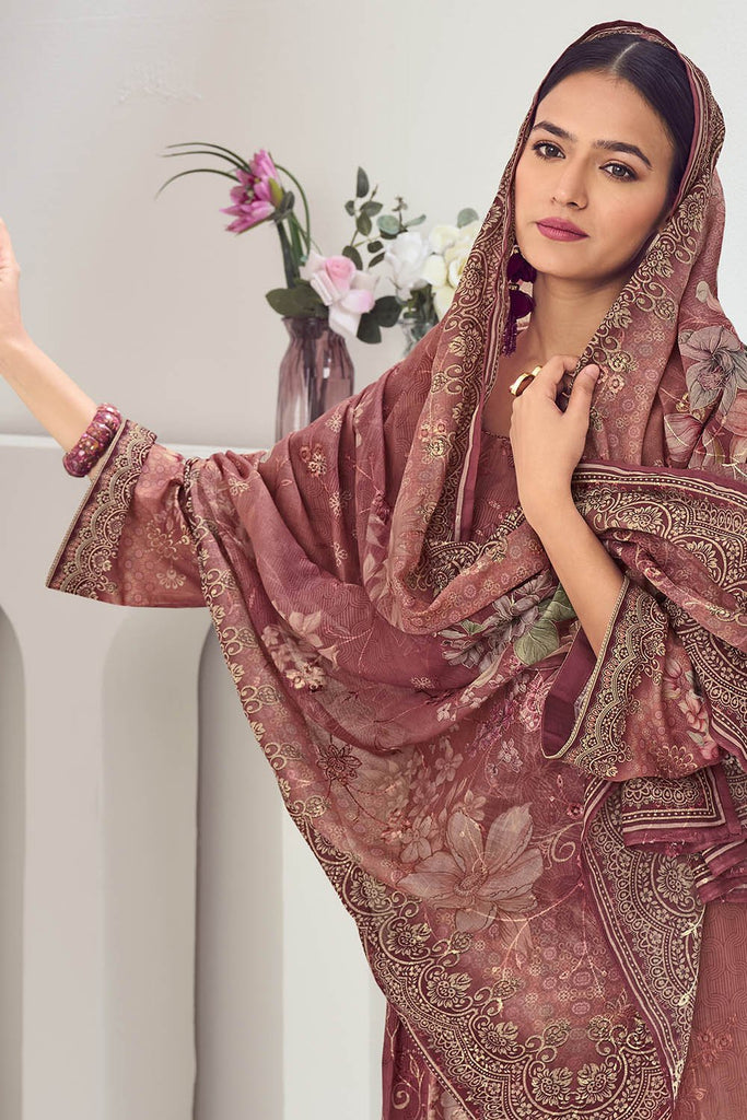 Designer Cotton Printed Suit Set - EastEssence.com