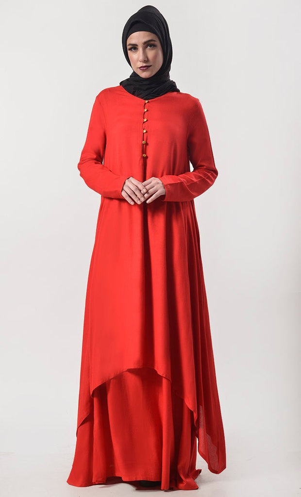 Double Layer Rayon Prayer Abaya - EastEssence.com