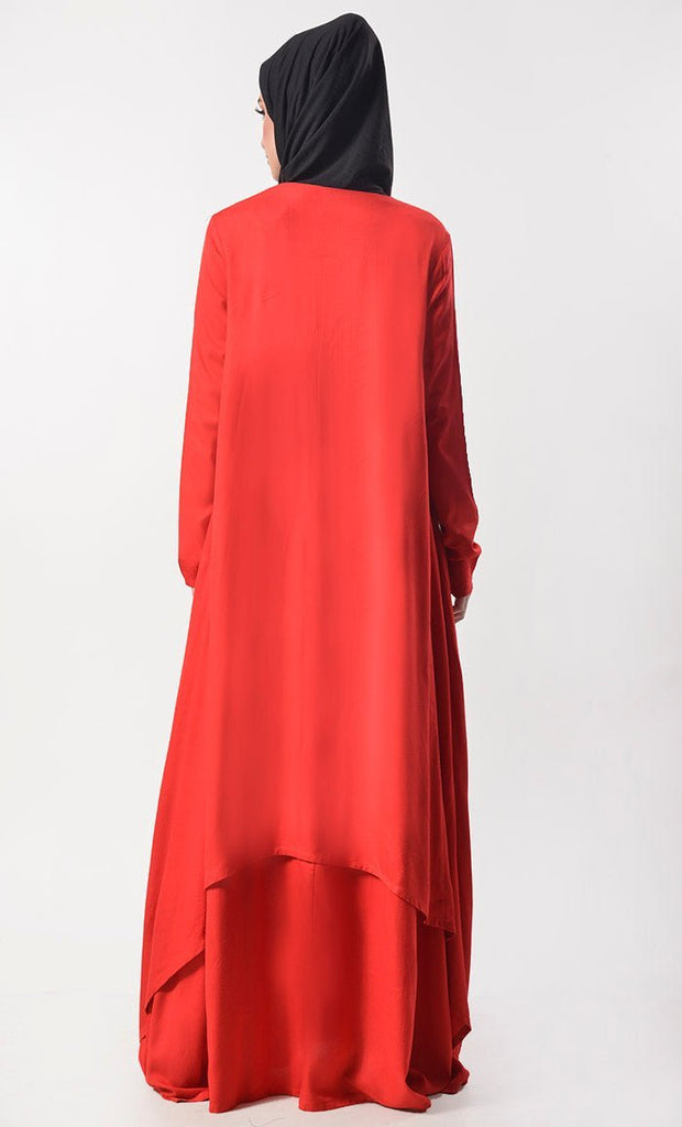 Double Layer Rayon Prayer Abaya - EastEssence.com