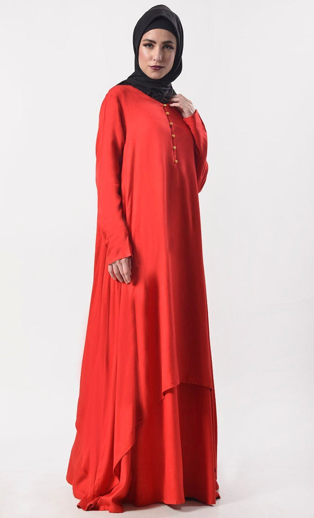 Double Layer Rayon Prayer Abaya - EastEssence.com