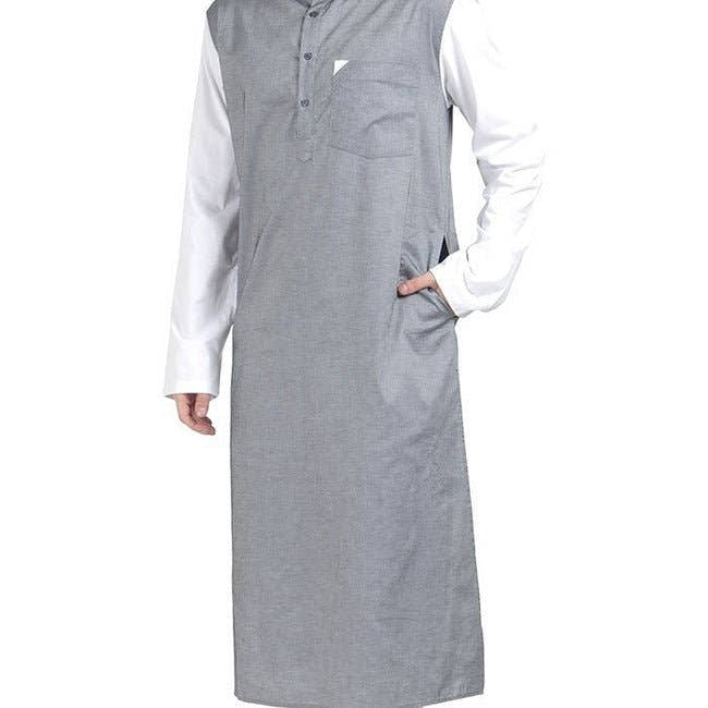 Dual Tone Chambray kurta - EastEssence.com