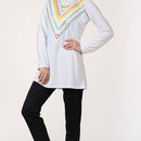 Egyptian Style Embroidered Swimwear Burkini Three Piece Set - EastEssence.com