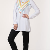 Egyptian Style Embroidered Swimwear Burkini Three Piece Set - EastEssence.com