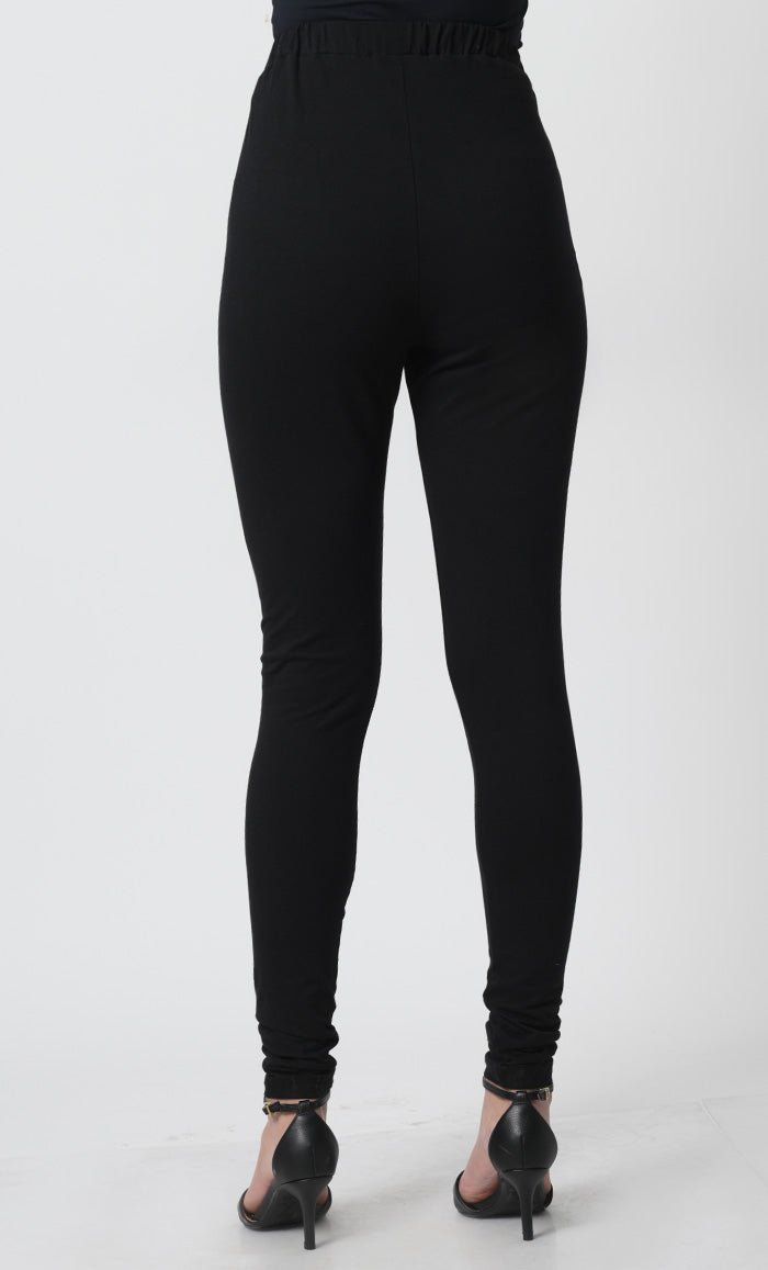 Elastic Waist Cotton Jersey Legging Pants ??Soft & Stretchy - EastEssence.com
