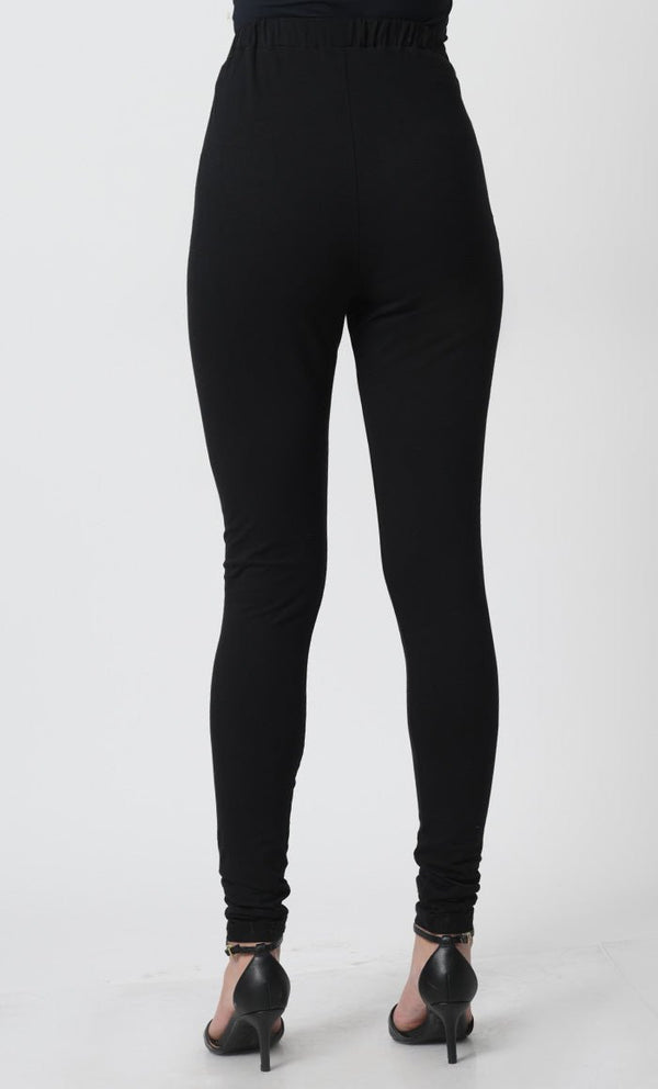 Elastic Waist Cotton Jersey Legging Pants ??Soft & Stretchy - EastEssence.com