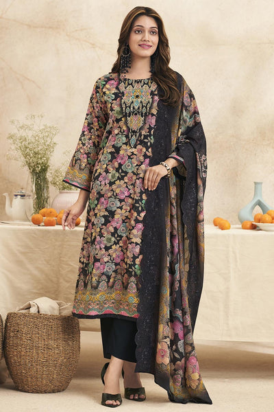Elegant Cotton Traditional Outfit Kameez Pant Set with Dupatta - EastEssence.com