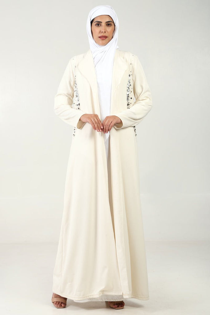 Elegant Ponte Roma Fabric 2 - Piece Abaya Set - EastEssence.com