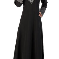 Embroidered Patchwork Traditonal Evening Wear Abaya Dress - EastEssence.com
