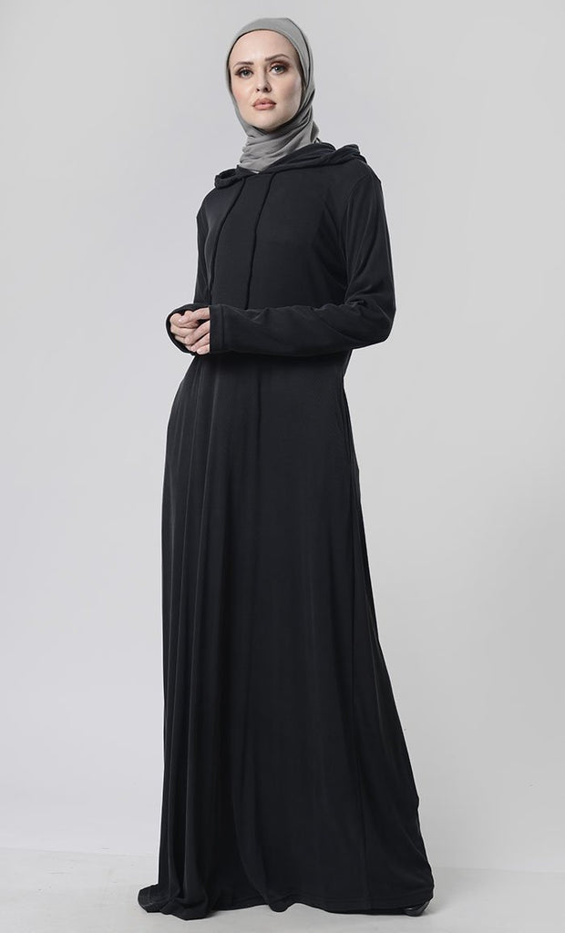 Everyday Casual Wear Abaya With Pockets - Final Sale - EastEssence.com