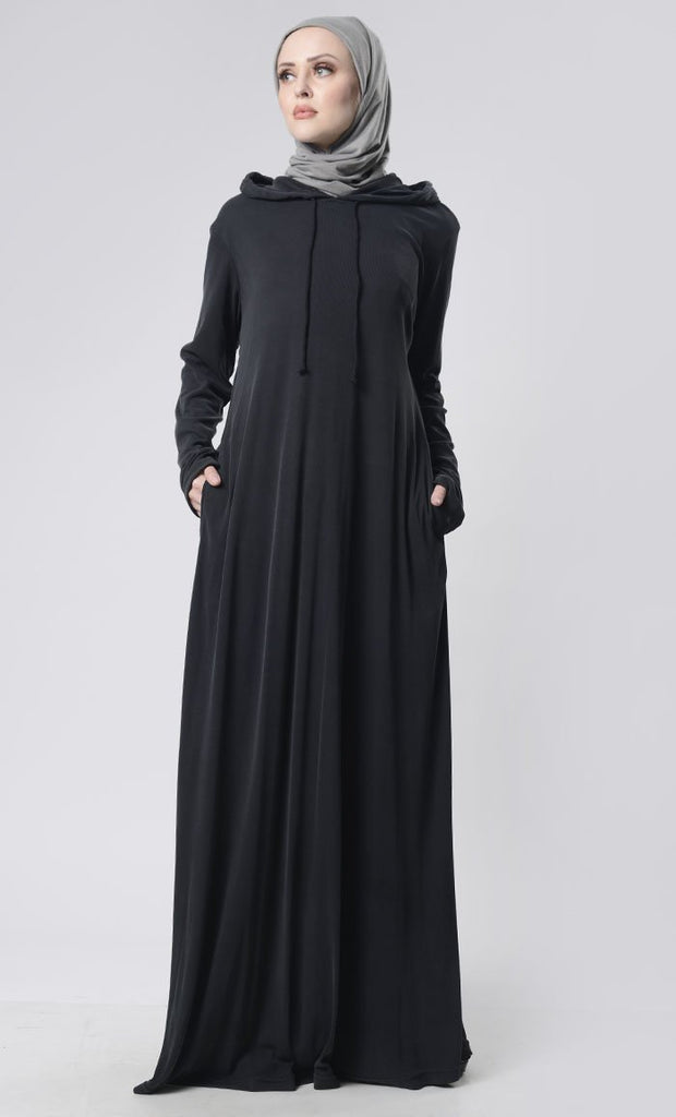 Everyday Casual Wear Abaya With Pockets - Final Sale - EastEssence.com