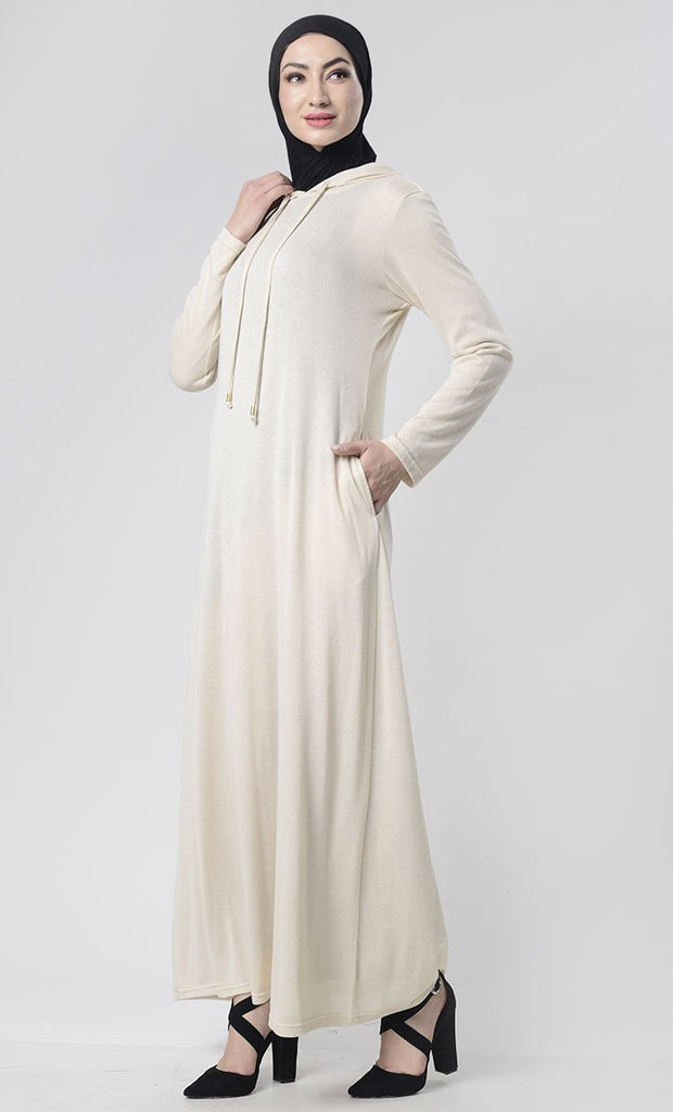 Everyday Casual Wear Abaya With Pockets - Final Sale - EastEssence.com