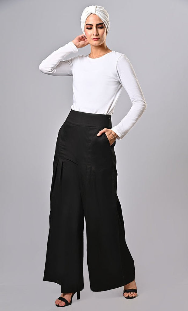 Everyday wear Islamic modest twill pants with pockets - Final Sale - EastEssence.com