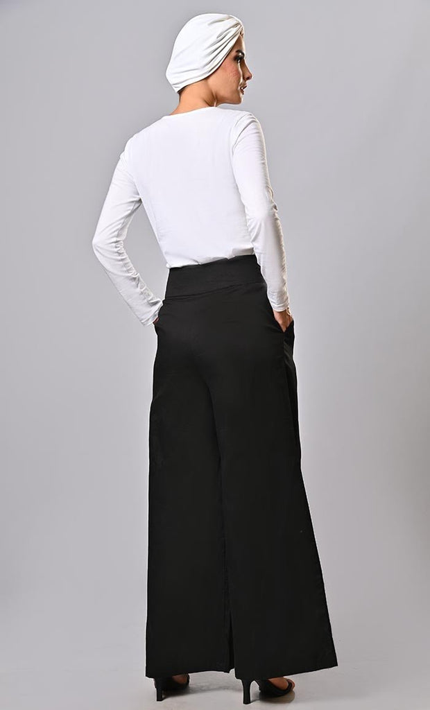 Everyday wear Islamic modest twill pants with pockets - Final Sale - EastEssence.com