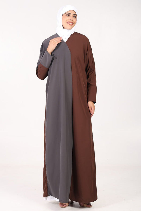 Everyday Wear Kashibo Abaya ??Full Sleeves, Wrap Style - EastEssence.com