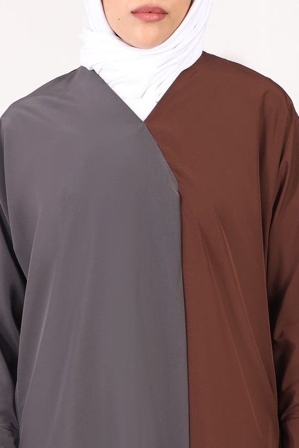 Everyday Wear Kashibo Abaya ??Full Sleeves, Wrap Style - EastEssence.com