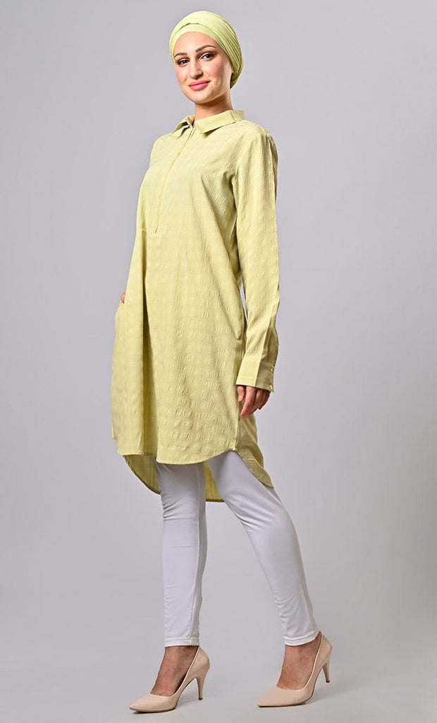 Find Summercool Texture With Bubble Crush Tunic - Final Sale - EastEssence.com