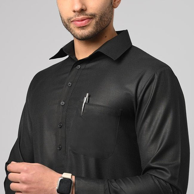 Formal Modest Collared Thobe for Men