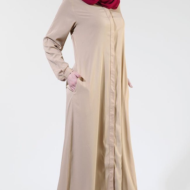 Front Open Crepe Prayer Abaya/ Jilbab - EastEssence.com