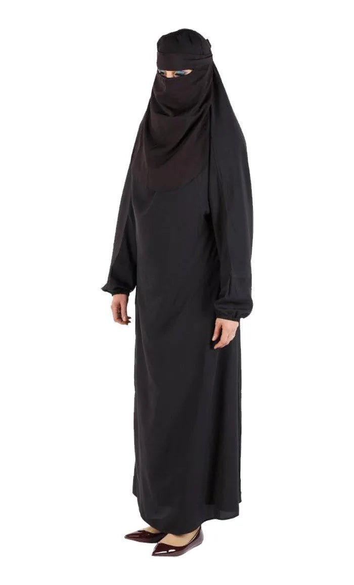 Buy Full Length Burqa with Niqab Online | Women M / 56 Buy Full Length Burqa with Niqab Online | Women M / 56
