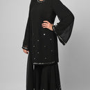 Georgette Flared Palazzo Kurta Set With Dupatta set - EastEssence.com