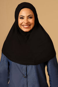 Georgette Hijab stole for Women - Black - EastEssence.com