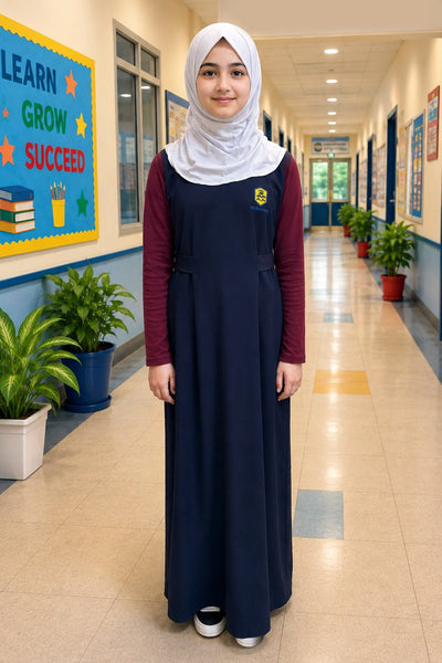 Girls School Uniform 2PC Set SU-18 The Rising Stars ICT Academy INC - EastEssence.com