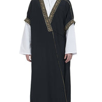 Gold Embroidered Bisht - EastEssence.com
