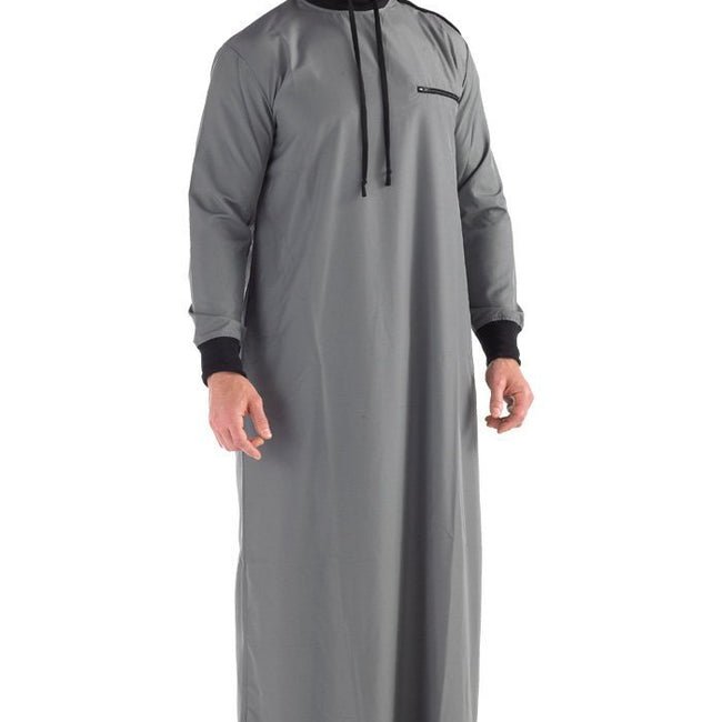 High neck Jubba grey