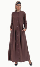 High Neck Kashibo Abaya/ Jilbab - EastEssence.com
