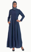 High Neck Side pockets Kashibo Abaya/ Jilbab - EastEssence.com