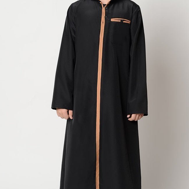 Hooded Kashibo Dish Dash Thobe for Boys - EastEssence.com