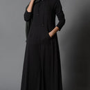 Hoodie style casual wear muslimah abaya dress - EastEssence.com