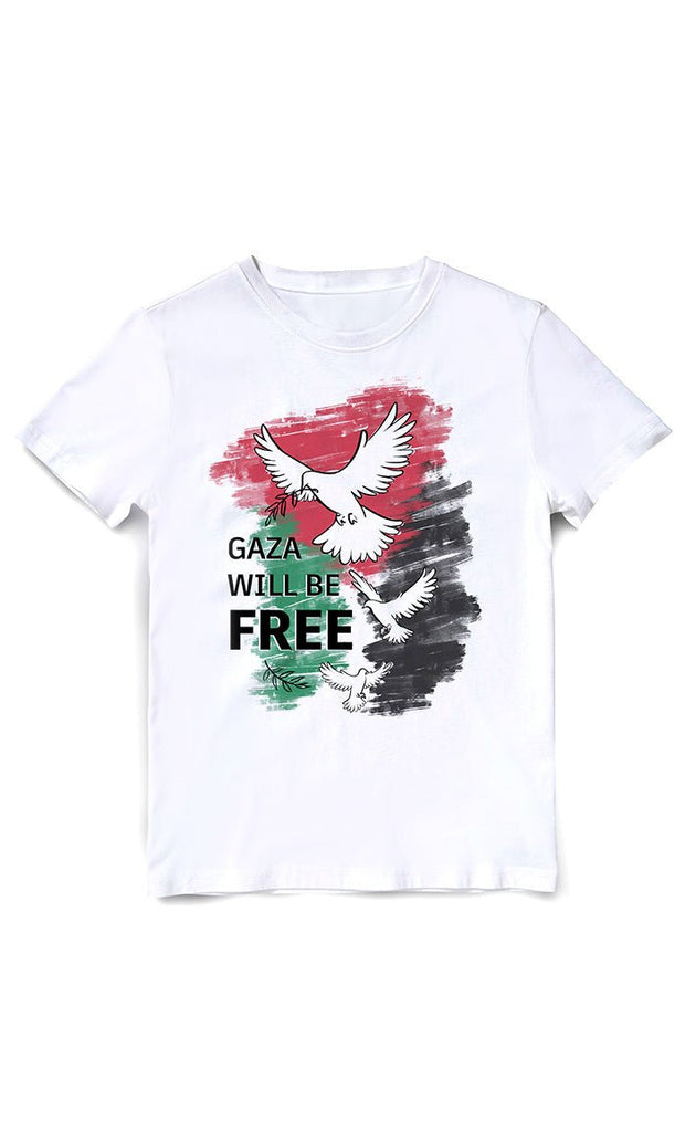 "Hope to be Free One Day" Printed T - Shirt - EastEssence.com