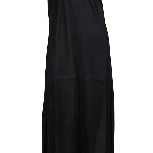 Laced Neckline And Sleeveless Under Dress Full Length Slip On Lining
