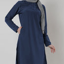 Ladies Uniform Kurti-Navy - EastEssence.com
