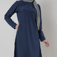 Ladies Uniform Kurti-Navy - EastEssence.com