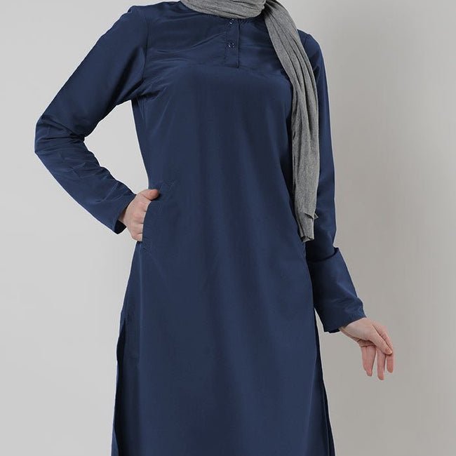 Ladies Uniform Kurti-Navy