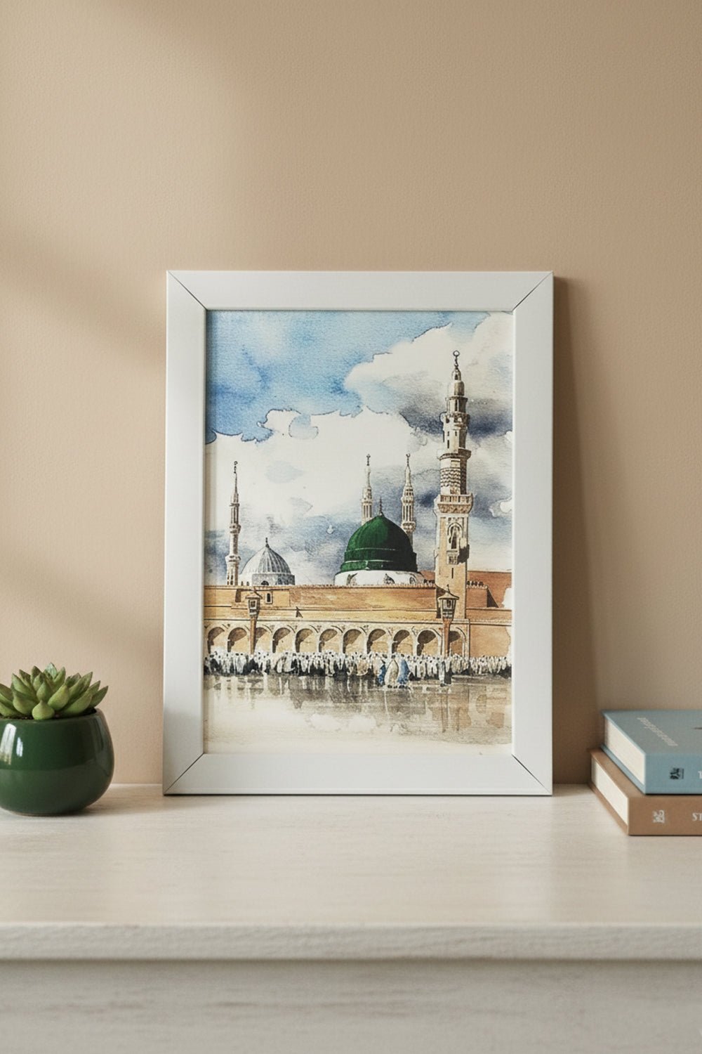 Madinah Minimalist modern Islamic canvas wall decor 8*11in - EastEssence.com