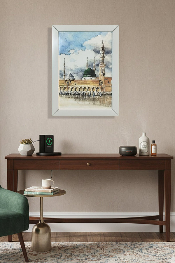 Madinah Minimalist modern Islamic canvas wall decor 8*11in - EastEssence.com
