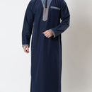 Malik Mens Moroccan Embroidered Thobe - EastEssence.com