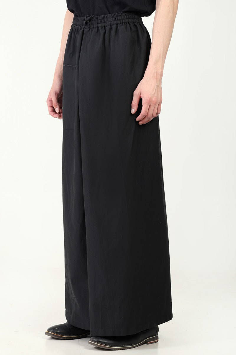 Men?? Cotton Twill Izar Pant - Black - EastEssence.com