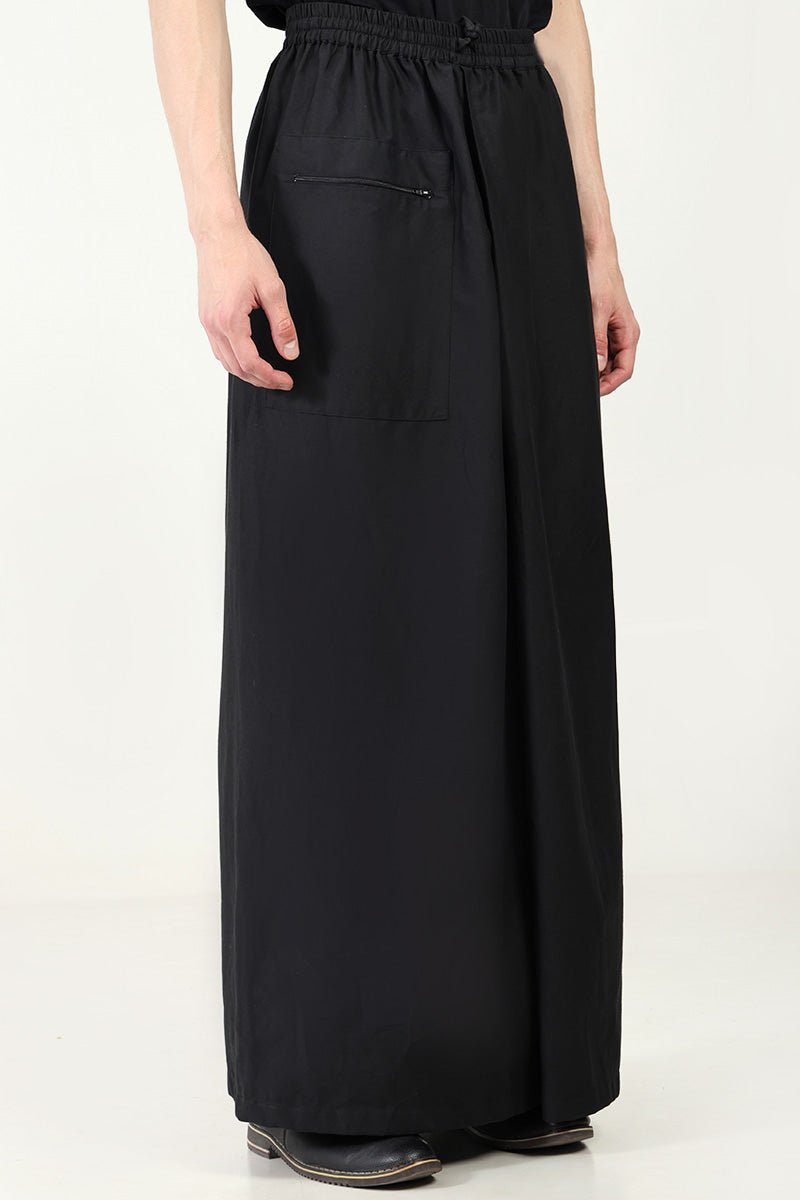 Men?? Cotton Twill Izar Pant - Black - EastEssence.com