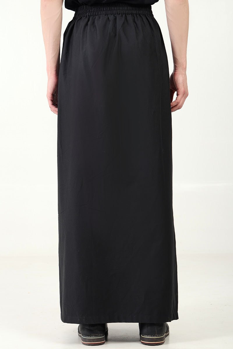 Men?? Cotton Twill Izar Pant - Black - EastEssence.com